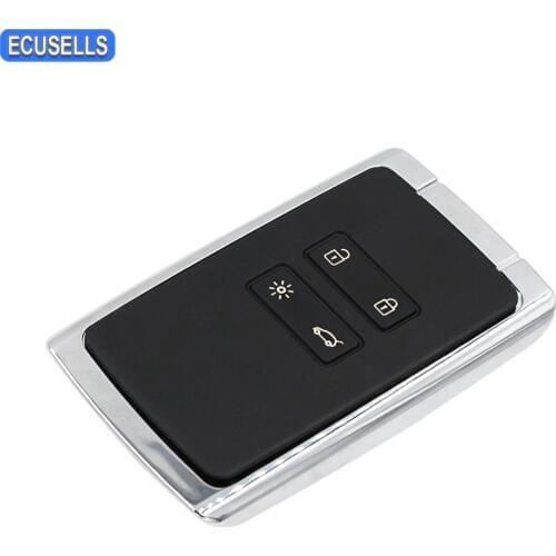 4 Button Remote Key Shell Smart Car Key Case Housing Cover Fob for Renault Koleos Kadjar Megan 2016 2017