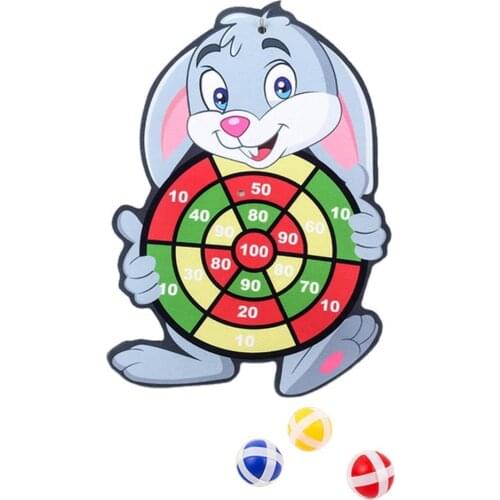 Creative Target Sticky Ball Dartboard Throw Party outdoor Sports indoor Cloth toys Educational Board games for kids Basketball