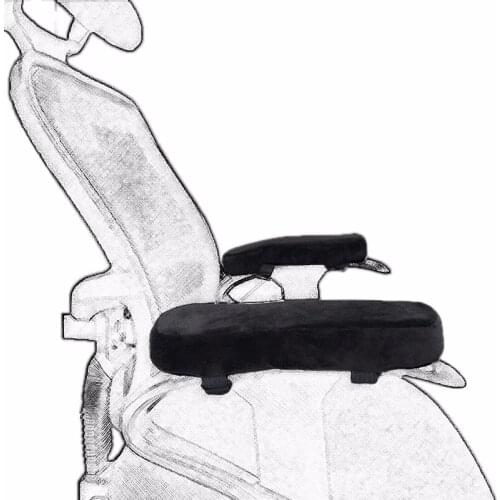 A Pair of Chair Armrest Pads for Office 2 pcs Chair Comfortable Elbow Pillows Cushion Chair Handrail Pads/Sleeve for Foream
