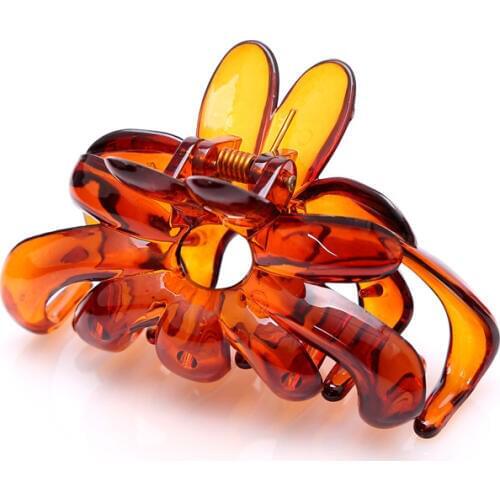 Fancyin New BunnyPlastic Hair Claws for Women Hair Curved Hair Jaw Clips Crab Clamp Grasp Accessories Girls Hairwear 7cm