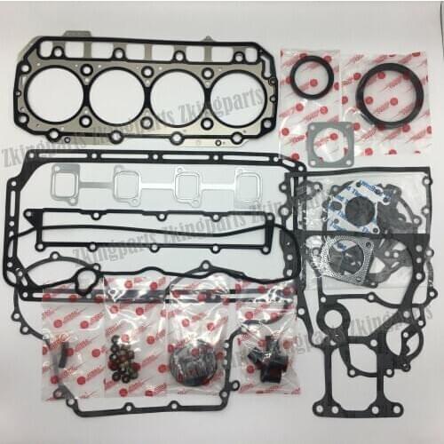 Full Gasket Kit 729907-92770 Fit For Yanmar 4TNV98 4TNV98T Excavator Loader