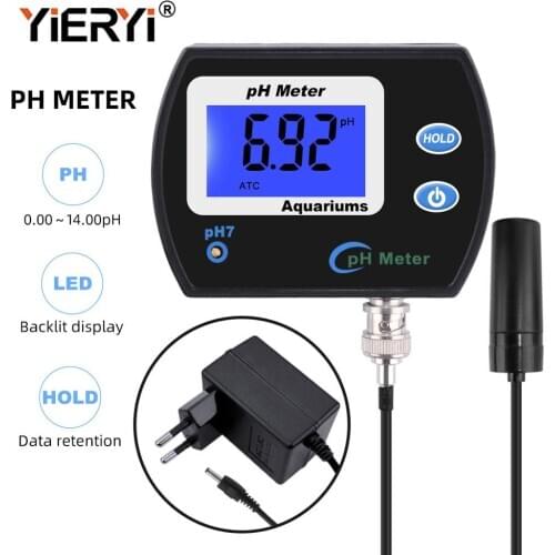 Portable PH Meter Tester Accurate Digital Pen PH-990 Pocket Aquarium Wine Urine LCD PH Test ph sensor