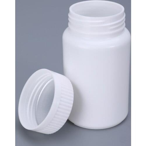 Empty 150ML medicine bottles with lid Food Grade plastic container for pill capsule tablet refillable bottles 20PCS