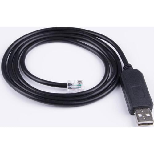 Ioptron Telescope CEM60 USB RS232 4P4C Port Serial Cable Replacing Hand Control DB9 Adapter PC to Telescope Cable