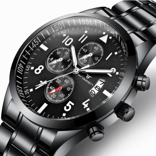UTHAI Mens Stainless Steel Watch
