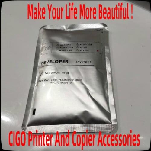 Refill Developer For Savin Lanier Ricoh MP C6502 C8002 MPC 6502 8002 Printer,For Ricoh Pro C5100 C5110 C651 C751 Developer Toner