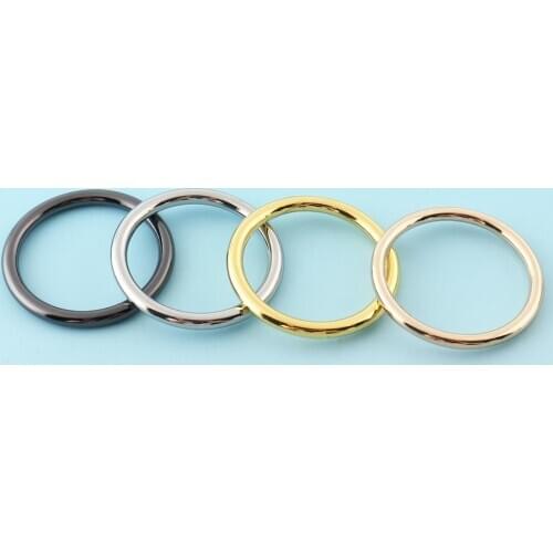 Zina Alloy O buckles mulit color O Buckles Metal Belt buckles Round O Rings Belt Strap Buckles Bag notions Strong O rings