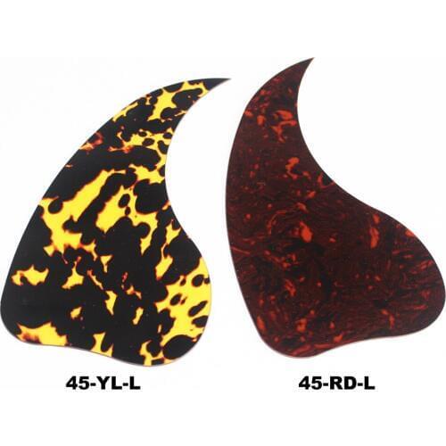 2 Pieces left hand Acoustic guitar pickguard, celluloid material, 1.2MM thickness