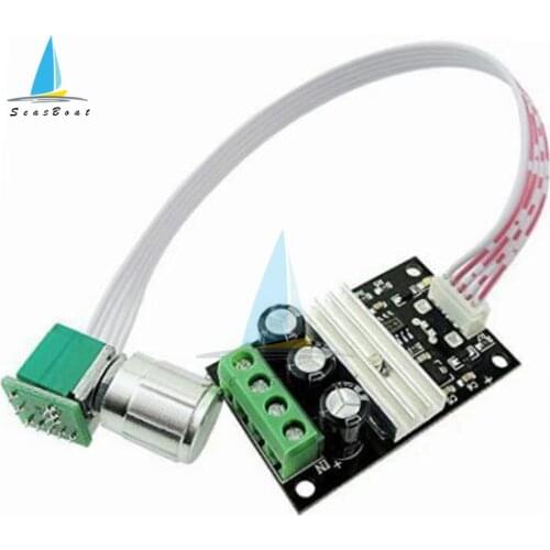 3A 80W PWM 12V DC Motor Speed Controller Module DC6V-28V Adjustable Speed Regulator Control Governor Switch Voltage Regulator