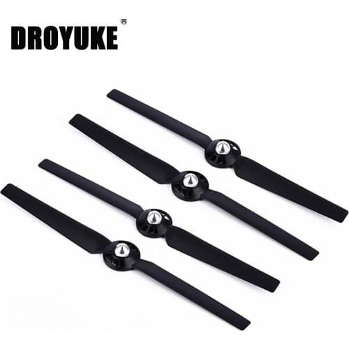 Droyuke 4PCS ABS Self-Locking Quick Release CW CCW Propeller Self-Tighten Props Propellers for Yuneec Q500 13 Inch 4K RC Drone