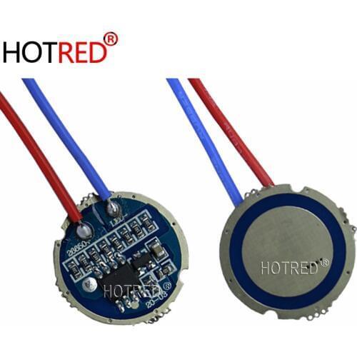 50PCS cree xml led XPL xml2 led T6U2 driver 17mm 20mm 3-4.2V 2.2A 5 Mode 3Mode LED Driver 3.7V Battery for CREE XM-L LED Emitter