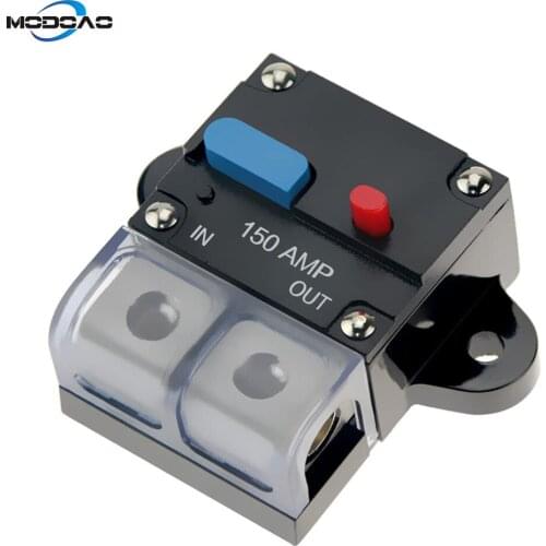 New 50A 60A 80A 100A Car Circuit Breaker Self-recoverable Circuit Breaker Car Audio Fuse Holder Power Insurance Automatic Switch
