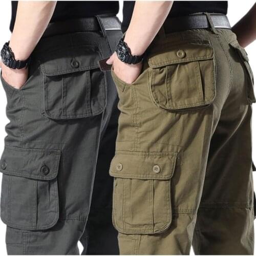 Sturdy wear-resistant casual work pants straight pants work pants labor protection pants loose plus fat large size casual pants