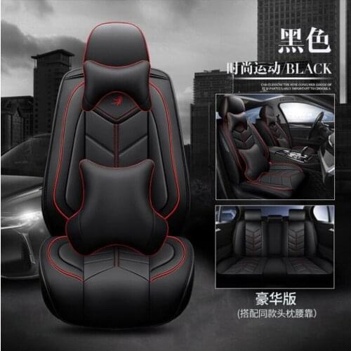 5 seats Leather PU car seat cover for volkswagen passat b5 polo 6r polo sedan vw polo 9n auto accessories car-styling 5 colors