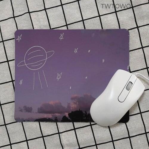 Mousepad New Arrival Pink Aesthetic Songs Lyrics Aesthetic Silicone Game Size For mousepad rubber cute cartoon office decoration