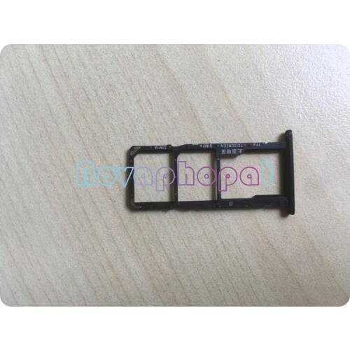 Novaphopat For Huawei Y6 Prime 2018 SIM Card Tray Holder Micro SD Slot Socket Adapter Replacement + Tracking