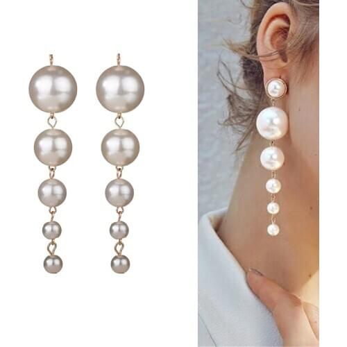 2020New 60Pcs Pearl Tassel Alloy Button for DIY Jewelry Earring or Hair Pendants Accessoriess LX29