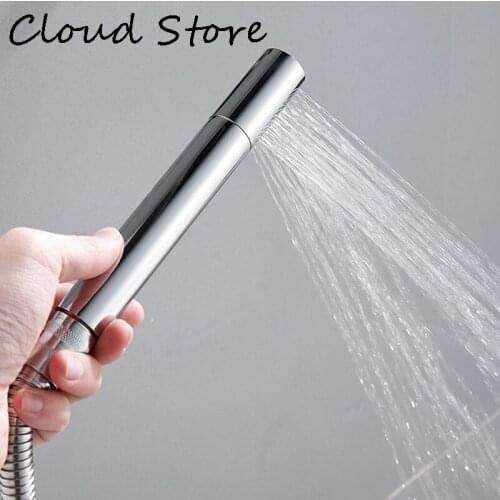 Retail & Wholesale Solid Copper Round Hand Shower Luxury Batnroom Rain Hand Shower Head Chrome