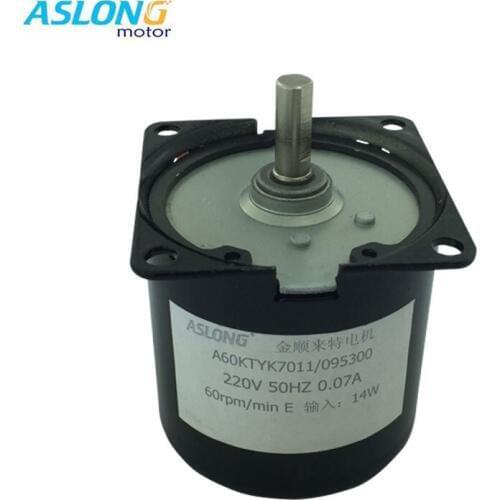 60KTYZ 220VAC Mini AC Synchronous Motor AC GEAR motor 2.5RPM AC GEAR MOTOR 220VAC GEAR MOTOR