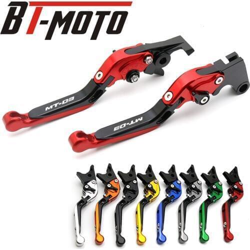 For YAMAHA MT-03 MT03 MT 03 2015 2016 2017 2018 Motorcycle Accessories Folding Extendable Brake Clutch Levers