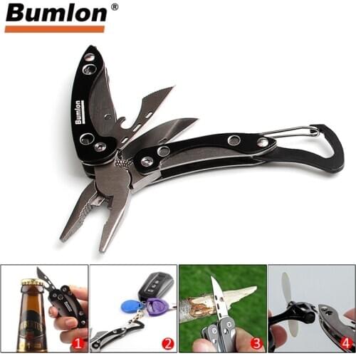 Travel Camping EDC gear camping equipment fishing tool Clip pliers multi-purpose mini tool tool keychain RL21-0012 survival kit