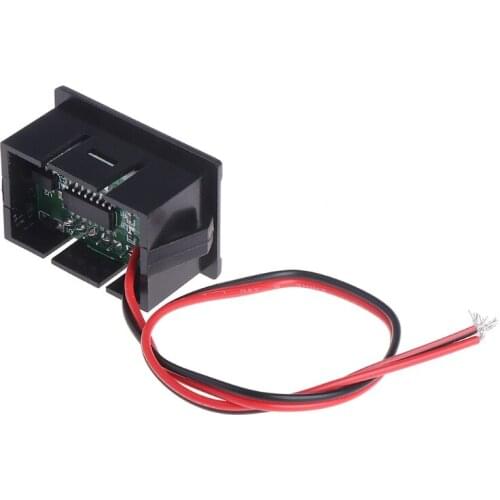 DC 2 Wires 4.5-30V Mini LED Digital Display Voltmeter Volt Voltage Panel Meter A0KF