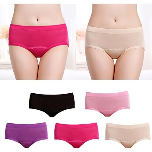 Women Teen Girls Menstrual Period Brief Panties Underwear Panties