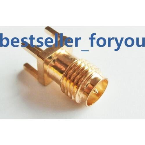 1Pcs PCB Mount RP SMA RPSMAFemale Jack Straight RF Coax Adapter Connector