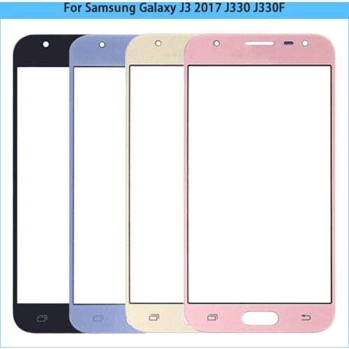 10Pcs 5.0 For Samsung Galaxy J3 2017 J330 J330F SM-J330FN Touch Screen Display LCD Front Outer Glass Panel TouchScreen Replace