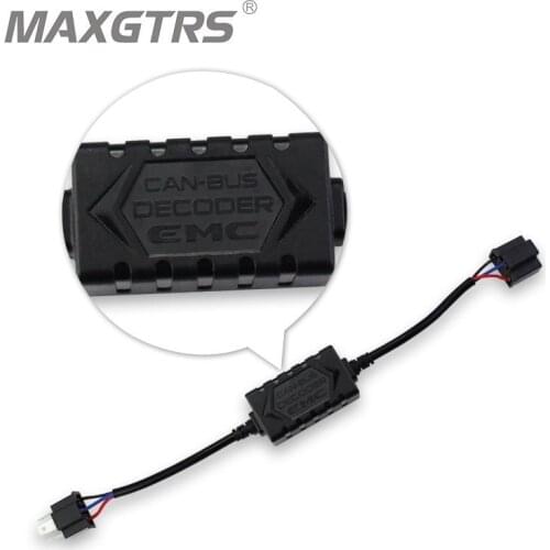 2x Canbus Decoder H1 H3 H4 H7 H8 H11 H13 9005 9006 9004 9007 Car LED HID Canceller Headlight Fog Light DRL IC No Error EMC