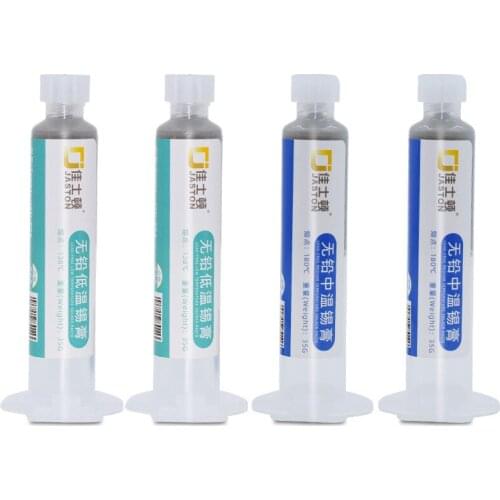 Lead-free medium and low temperature solder paste, solder paste, melting point 180℃, LED chip soldering paste