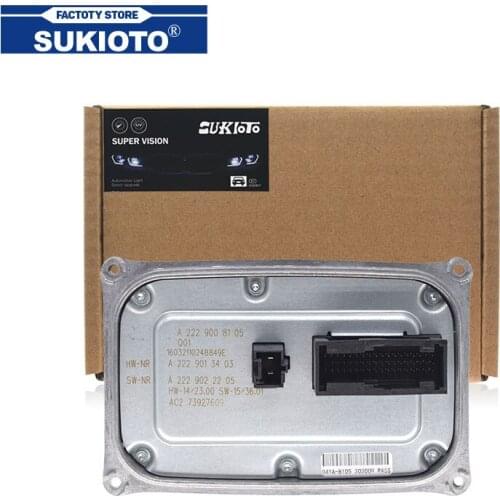 SUKIOTO A2229008105 OEM LED Ballast Control Unit A2229013403 A2229022205 For Car Light Ballast S-Class C-Class W222 W205 W217