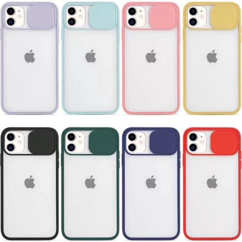 For iphone 12 pro Case luxury Simple Camera Lens Protection Shockproof Colorful Cover For Iphone 11 pro Max XR X XS 12 8 7 Plus