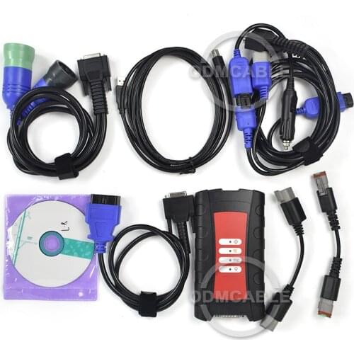Diesel engine diagnostic tool inline7 data link adapter with inline 7 PC software&cable