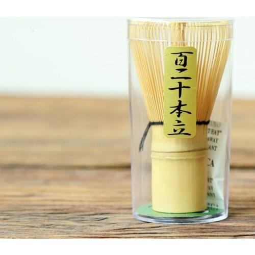 [GRANDNESS] Best Selling Japan Handmade White Bamboo 120 Prongs Matcha Whisk For Making Matcha Green Tea
