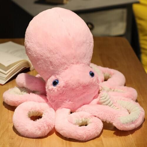30-90cm Lovely Simulation octopus Pendant Plush Stuffed Toy Soft Animal Home Accessories Cute Animal Doll Children Gifts