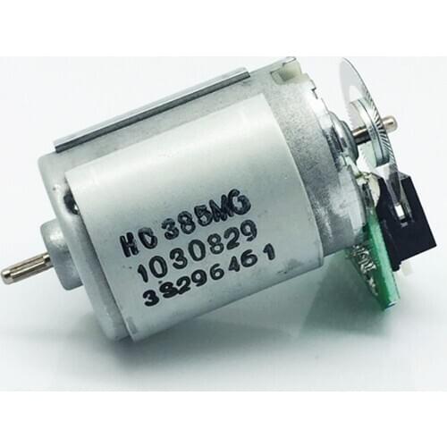 Johnson Encoder Speed Measuring Motor 6-pin Plug AB Phase Photoelectric Encoder Coding Machine 385 Motor DC6-12V 3400-6800RPM