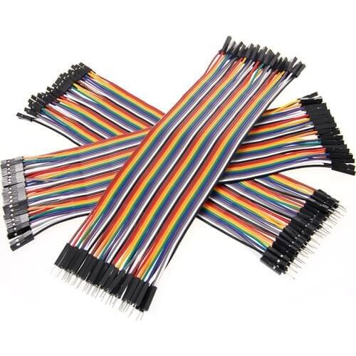 30CM Cable Dupont Jumper Wire AWG26 Dupont Male to Male + Female to Male + Female to Female Jumper Wire Dupont Cable DIY KIT