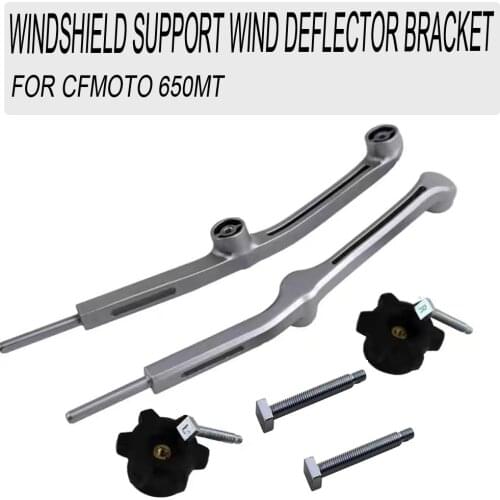 Motorcycle Windshield Support Wind Deflector Bracket Movable Lever Pin Adjustment Button For CFMOTO 650MT