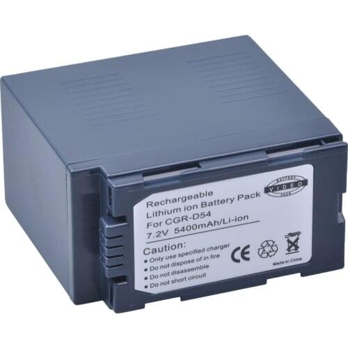 1Pc CGA-D54 5400mAh D54S Battery for Panasonic CGA-D54S Battery CGA-D220, CGA-D320 CGA-D54