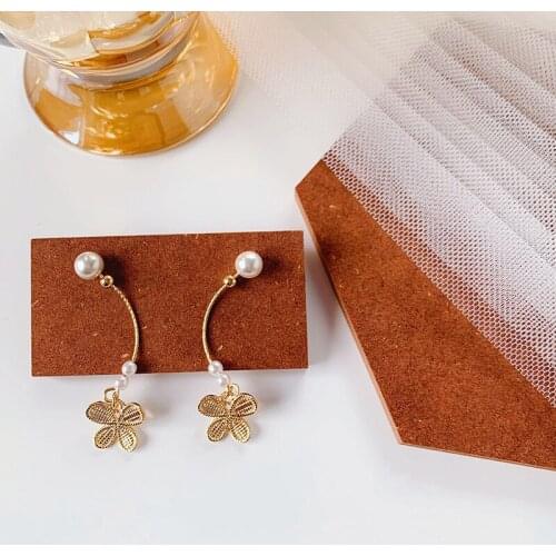 Fashion Simple Dangle Earrings For Women Flower suitable for summer earrings Jewelry Gifts