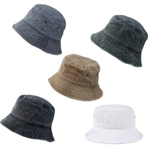 N7MF Bucket Hats Foldable Beach Sunhats Fisherman for Women Men Casual Panama in Summer Camping Head Cover