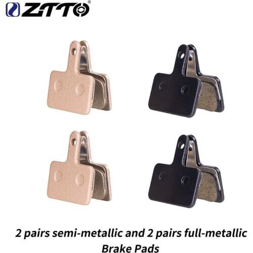 ZTTO MTB Bicycle Semi metallic Full Brake Fit for Bike Disc Brake Pads 4 Pairs Pads For M575 M495 M486 M485 M355 M395 M315