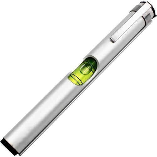 HACCURY Mini Pen Level Bubble Spirit Level with Magnetic screwdriver