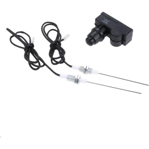 3pcs/set Grill Parts Pro Universal Electronic Igniter Kit Two Exits with Spark Plug Wire Length 1 Meters Kit For Gas Grills BBQ