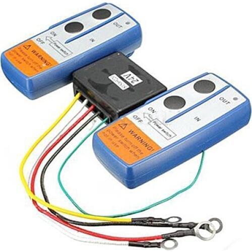 RECOVERY WIRELESS WINCH REMOTE CONTROL TWIN HANDSET ATV TRUCK 24V 24 VOLT