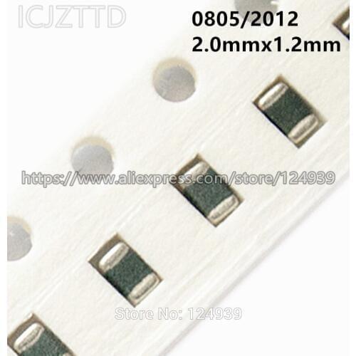 100pcs 0805 12NH 15NH 18NH 22NH 27NH 33NH 39NH 47NH 56NH 68NH 82NH 100NH 120NH 150NH 220NH 2012 SMD Inductors High frequency