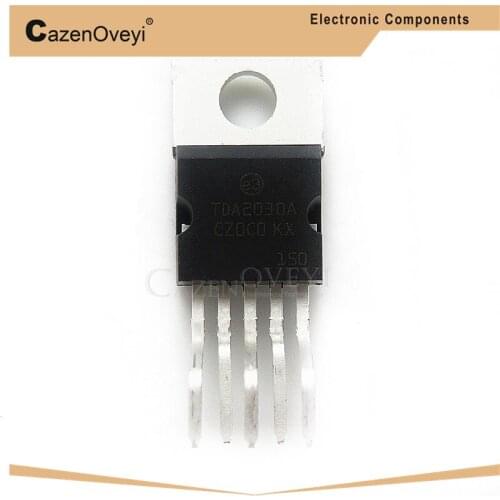 10pcs/lot TDA2030 TO220-5 TDA2030A TO-220 linear audio amplifier short-circuit and thermal protection IC In Stock