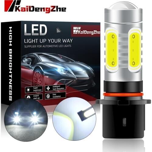 2PCS P13W LED Fog Lights Driving COB Chip Tail Lamp Car Light parking 12V Auto 6000K White For Motorcycle Car Accessories