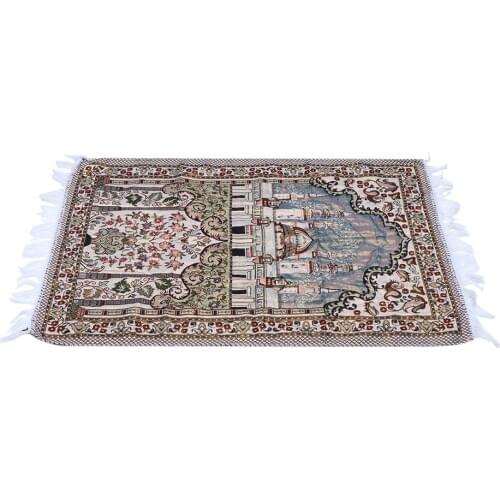 70*110cm Cashmere-Like Islamic Muslim Prayer Mat Salat Musallah Prayer Rug Tapis Carpet Islamic Praying Mat